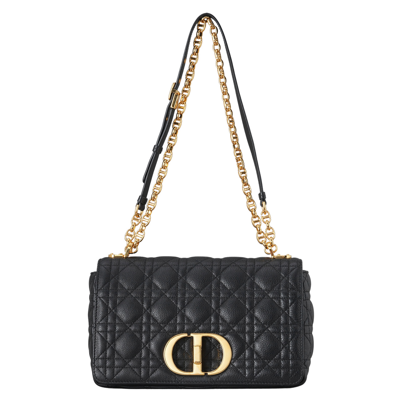 CHRISTIAN DIOR(USED)디올 카로 미듐 체인 숄더백